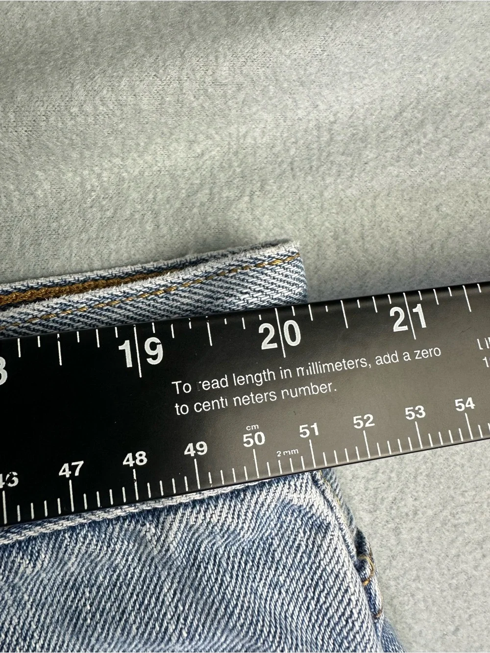Levi’s 505 Regular Fit Men’s Jeans 42x30 Light Wash Blue